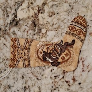 Homemade small Christmas stocking